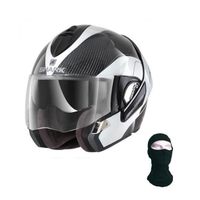 CASQUE MOTO SCOOTER SHARK Casque modulable Evoline pro carbon blanc no CASQUE MOTO SCOOTER SHARK Casque modulable Evoline pro carbon blanc no