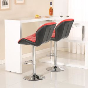 De Pas Achat Cher Et Noir Bar Vente Tabouret Rouge HD9YWE2I