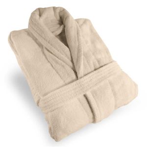 PEIGNOIR Peignoir de bain MICROFIBRE noir, taille L. Compos