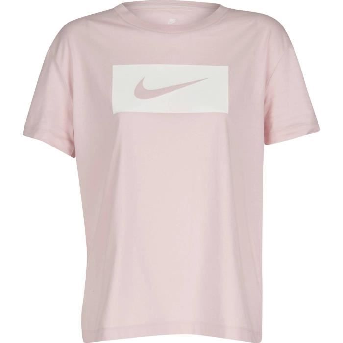 NIKE T-shirt Nsw Drop Tail Swsh - Femme - Rose