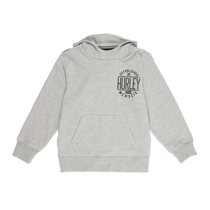 HURLEY Sweatshirt à capuche Hoodie - Garçon - Gris