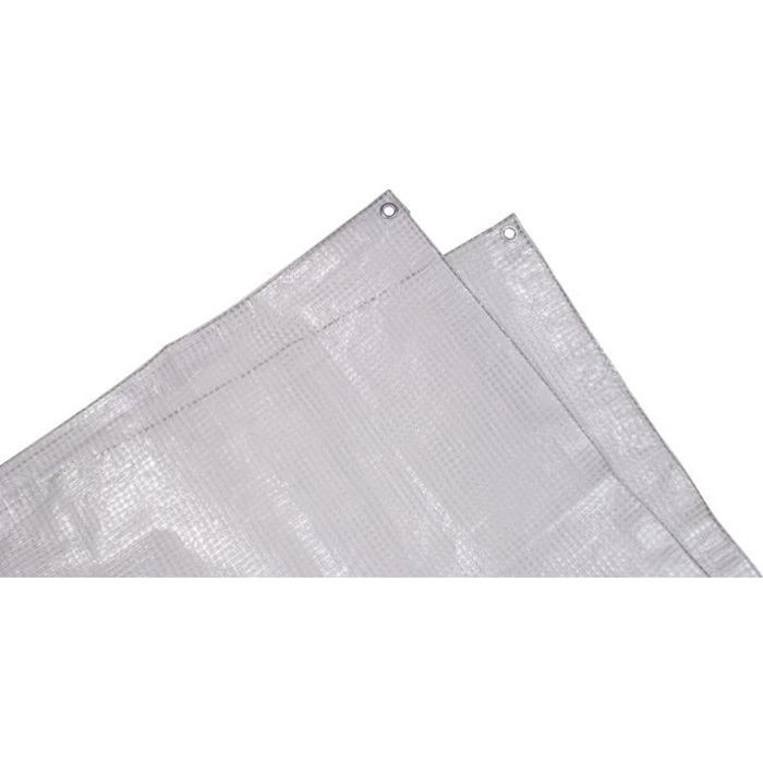 TECHIT Bâche armée ultra lourde 230g/m² - 3 x 4m - Transparente