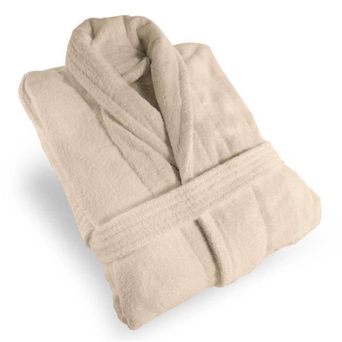 SOLEIL D'OCRE Peignoir Microfibre - Sable