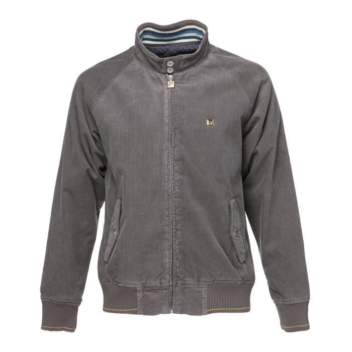 FILA Veste Zippée Corduroy - Homme - Noir