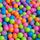 Balles colorees de piscine