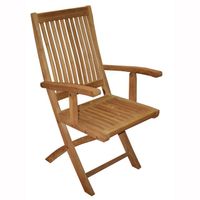 FAUTEUIL JARDIN Fauteuil pliant en teck Tonga FAUTEUIL JARDIN Fauteuil pliant en teck Tonga
