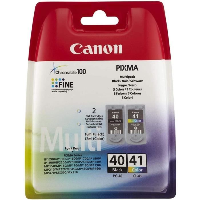 Canon PG 40/CL41 Multipack   Achat / Vente CARTOUCHE IMPRIMANTE Canon