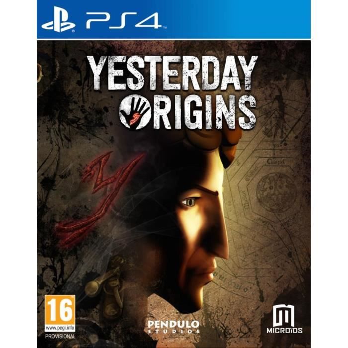 Yesterday Origins Jeu PS4