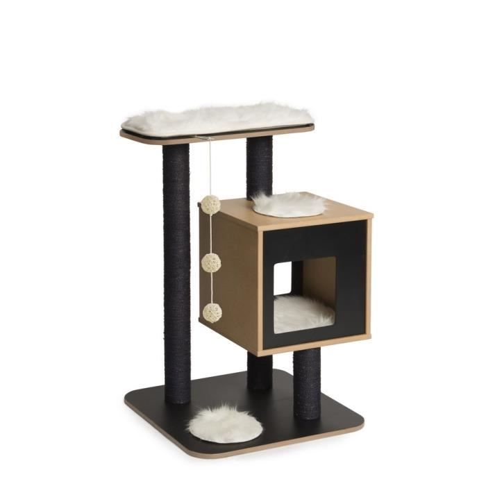 how assemble high vesper base to v 56 x à chat 81,5  cm VESPER noir  x Arbre base Achat 60,5