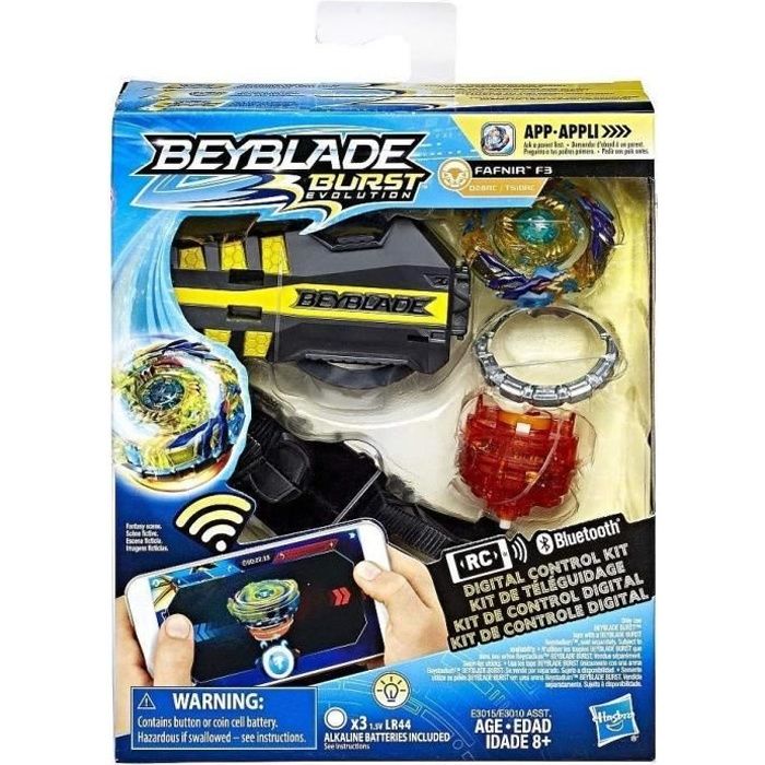 BEYBLADE BURST - FAFNIR F3 - Toupie Radiocommandée Jaune
