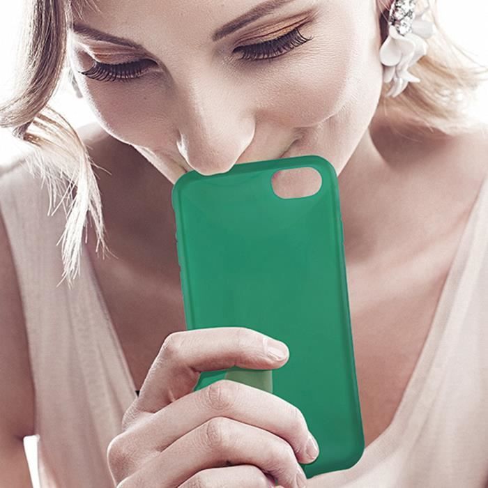 KSIX Coque de protection Sense Aroma Parfum Pomme pour Iphone 7 Vert