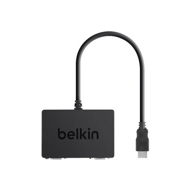 BELKIN Adaptateur HDMI vers 2 x DVI Femelle - Noir