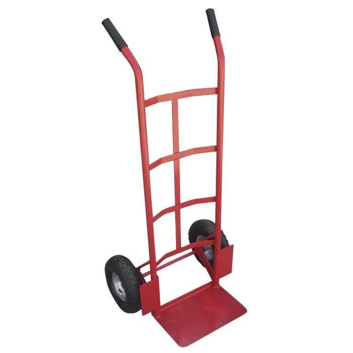COGEX Diable à sac roues gonflables - Charge maximale : 200kg