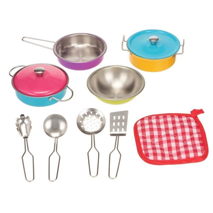 Playgo - Coffret de vaisselle colorée