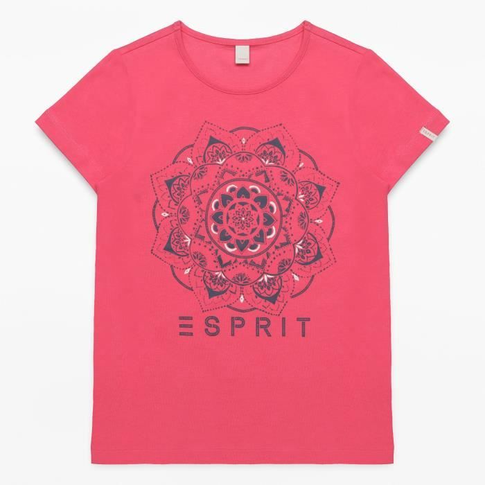 ESPRIT T-Shirt Mandala Rose Enfant Fille