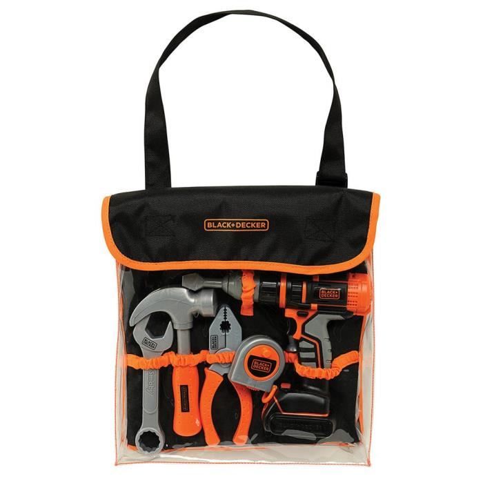 SMOBY Black & Decker Sacoche de Bricolage + Acs