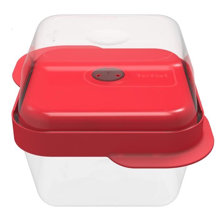 TEFAL MASTER SEAL Set de 2 boîtes carrées K2198314 - 0,8 L / 1,08 L