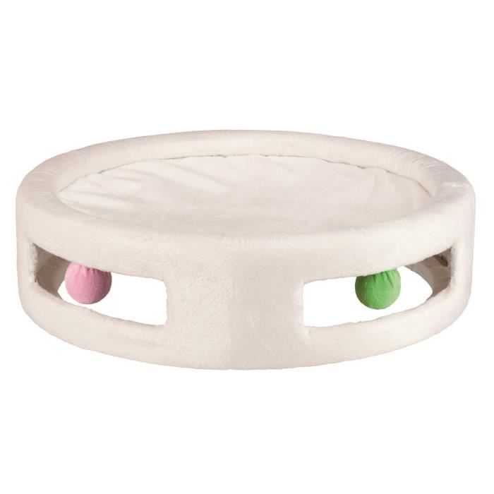 TRIXIE Hamac rond - Ø44x12cm - Crème - Pour chat