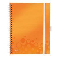 CAHIER LEITZ Cahier Be Mobile A4 Ligné WOW Orange CAHIER LEITZ Cahier Be Mobile A4 Ligné WOW Orange