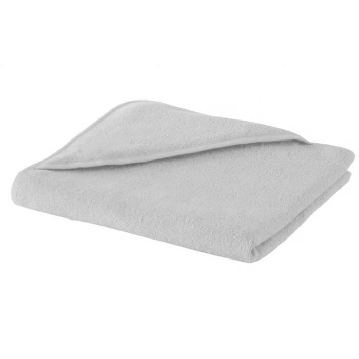 DOUX NID Carré de Bain Capuche Léa 75x75 cm Perle