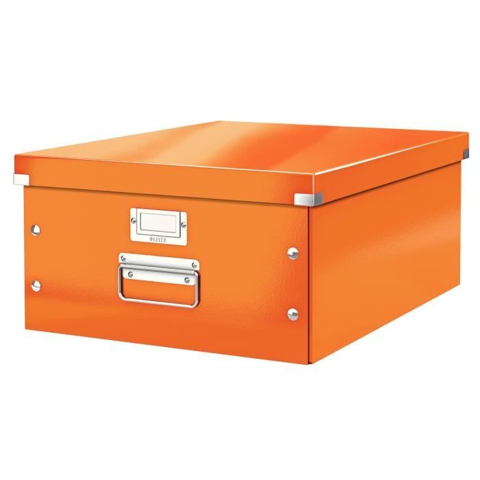LEITZ Boîte de Rangement Click & Store A3 Orange