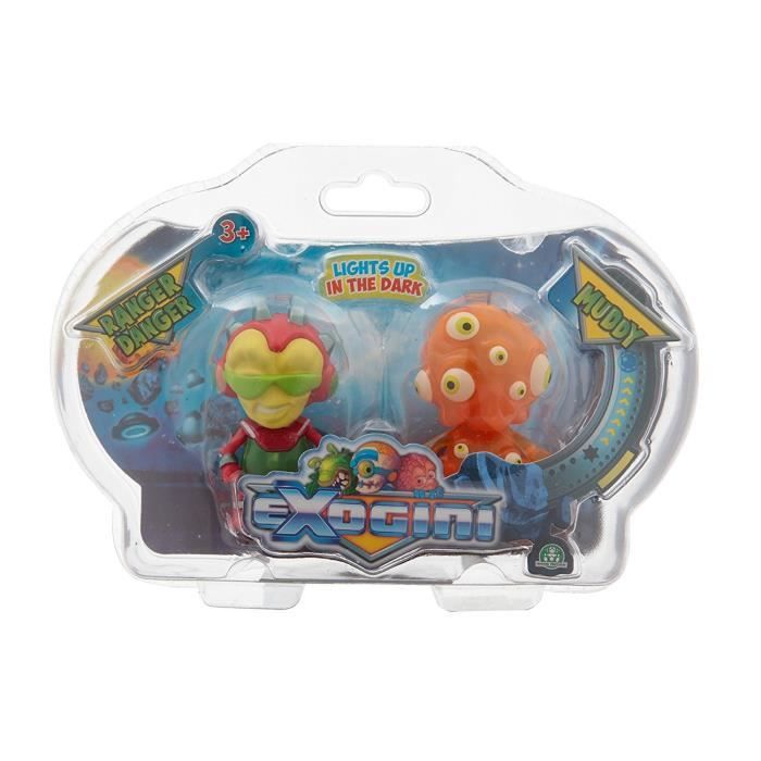 EXOGINI Ranger Danger & Muddy - Mini Figurine à Collectionner