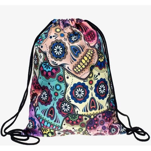 Sac à Dos Cordon Backpack Tête de Mort Mexicain... Tête de Mort ...