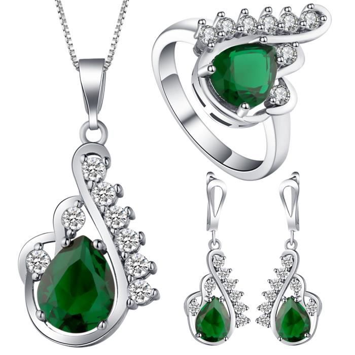 *PARURE BIJOUX STRASS *.collier boucle d/'oreille mariage cérémonie soirée.