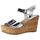 Bunker Sandales, Wedge talon Nu-pieds féminin 1RQS