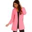 Achat Rose Zip Avec Longue Aux Double Poches Fluo Veste PxHFw84q6