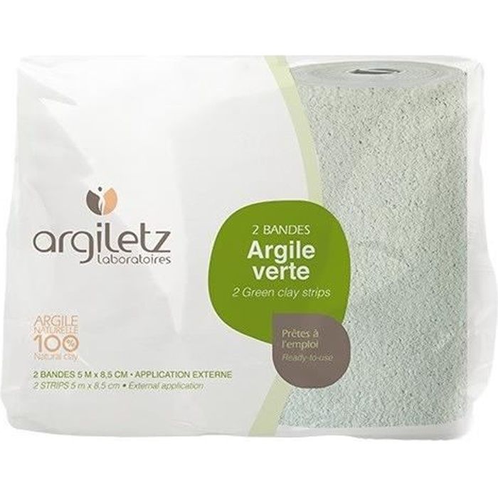 ARGILETZ 2 bandes argile verte