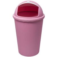 POUBELLE - CORBEILLE Poubelle avec couvercle violet 50 litres POUBELLE - CORBEILLE Poubelle avec couvercle violet 50 litres