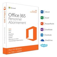LOGICIEL À TÉLÉCHARGER Office 365 Personnel - Inclus les nouveaux logicie LOGICIEL À TÉLÉCHARGER Office 365 Personnel - Inclus les nouveaux logicie