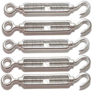 inox 316 Tendeur Ridoir A4 Oeil//Crochet 140mm Lot de 5