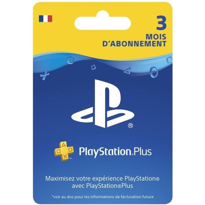 Abonnement PlayStation Plus 3 Mois - PS4-PS3-PSVita - PlayStation Officiel