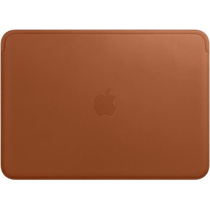 Housse en cuir pour MacBook 12 pouces - Havane