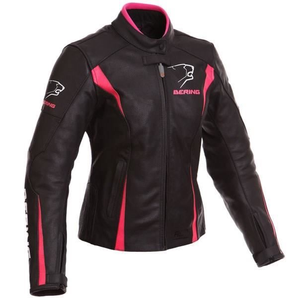 BERING Blouson Cuir Moto Lady Gangsta