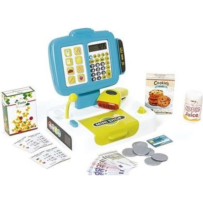SMOBY Petite Caisse Enregistreuse +27 Accessoires