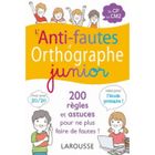 Le grand livre antifaute dorthographe plus 40 dictees corrigees