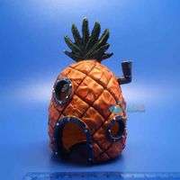 DÉCO ARTIFICIELLE Aquarium Décoration Pineapple House Trou pour Orne DÉCO ARTIFICIELLE Aquarium Décoration Pineapple House Trou pour Orne