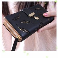 PORTEFEUILLE Porte-Monnaie Femme Cuir PU éLastique Feuille Port PORTEFEUILLE Porte-Monnaie Femme Cuir PU éLastique Feuille Port