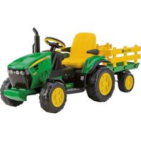 TRACTEUR - CHANTIER PEG PEREGO Tracteur Electrique John Deere Ground F TRACTEUR - CHANTIER PEG PEREGO Tracteur Electrique John Deere Ground F