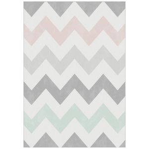 TAPIS GEOMETRIC Tapis scandinave tissé en velours polypr TAPIS GEOMETRIC Tapis scandinave tissé en velours polypr