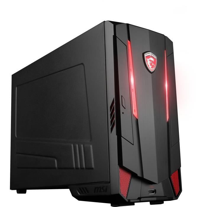 Unité Centrale Gamer - MSI Nightblade MI3 8RB-047XEU - i5-8400 - RAM 8Go - Stockage 1To HDD + 128Go SSD - GTX 1050 Ti 4Go - Sans OS