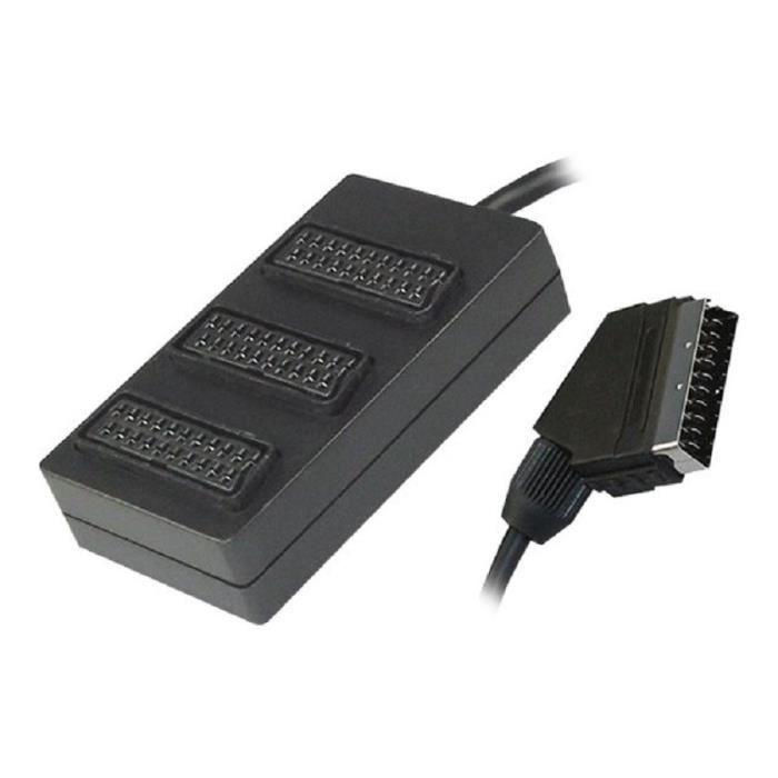 APM 405004 Boitier Péritel Passif - 3 Prises