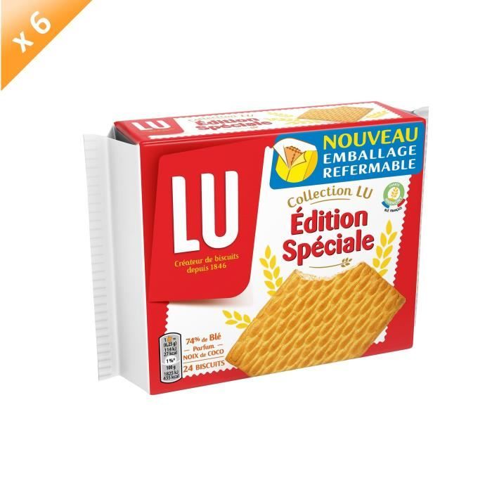 Lot de 6 LU Edition spéciale - Biscuits - 2 sachets x12 400g