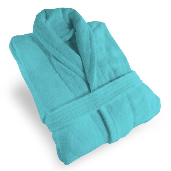 SOLEIL D'OCRE Peignoir Microfibre - Turquoise