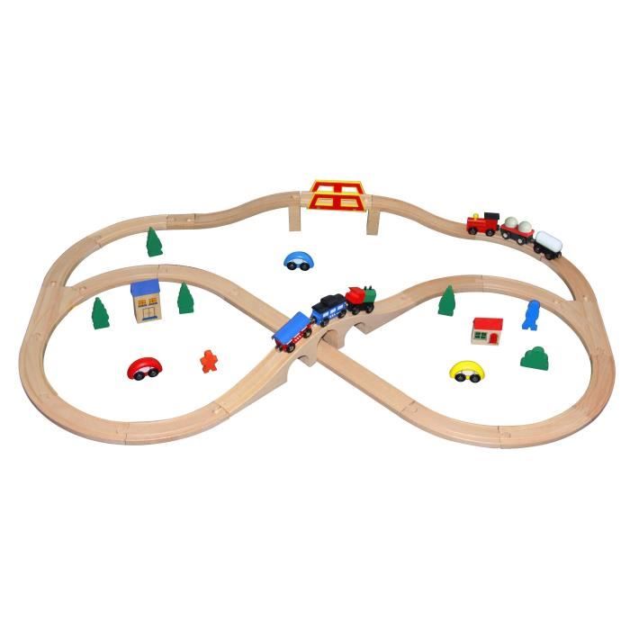 SAPIN MALIN Circuit Train Double 49 Pièces