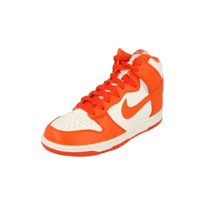 Femme Blanc Qs Trainers Chaussures 854340 Top Nike Sneakers Retro Dunk 100 Hi daqx7UHn