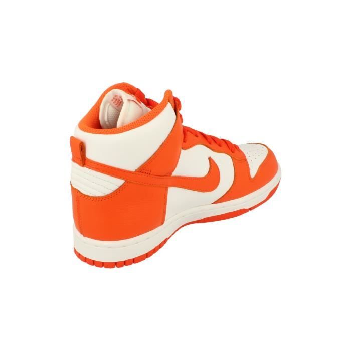 Femme Blanc Qs Trainers Chaussures 854340 Top Nike Sneakers Retro Dunk 100 Hi daqx7UHn